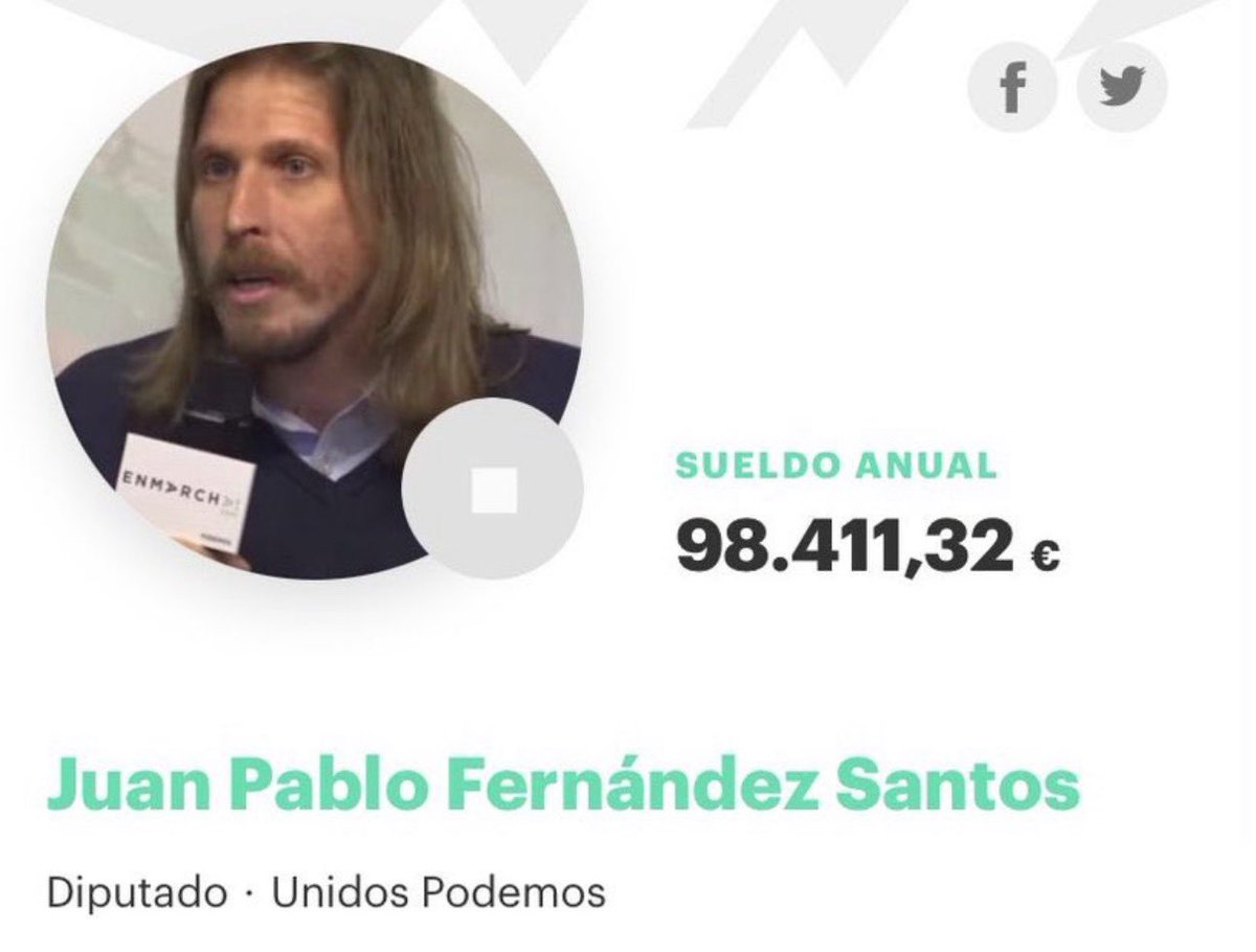 +8.000€ al mes es lo que gana.

Pues dice que está difícil pagar el alquilar y llama fascista a una mujer de clase obrera

Viven del cuento y les jode que la clase obrera se esté empezando a dar cuenta