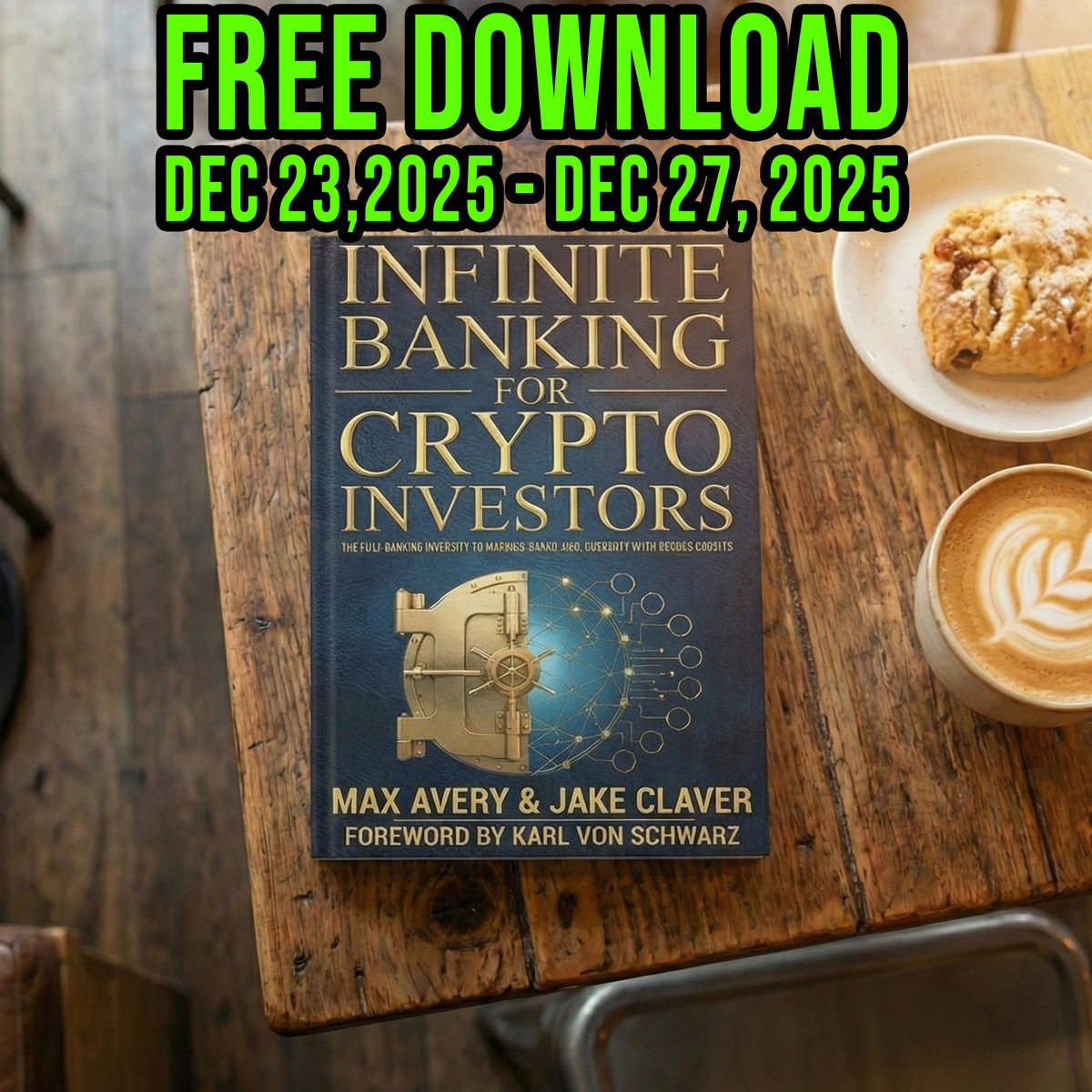 Free book alert: Infinite Banking for Crypto Investors, which I co-wrote  with @realMaxAvery with a foreword by @KarlVonSchwarz is available FREE on  Amazon until December 27. Grab it here: https://t.co/PlEo2xOnOQ