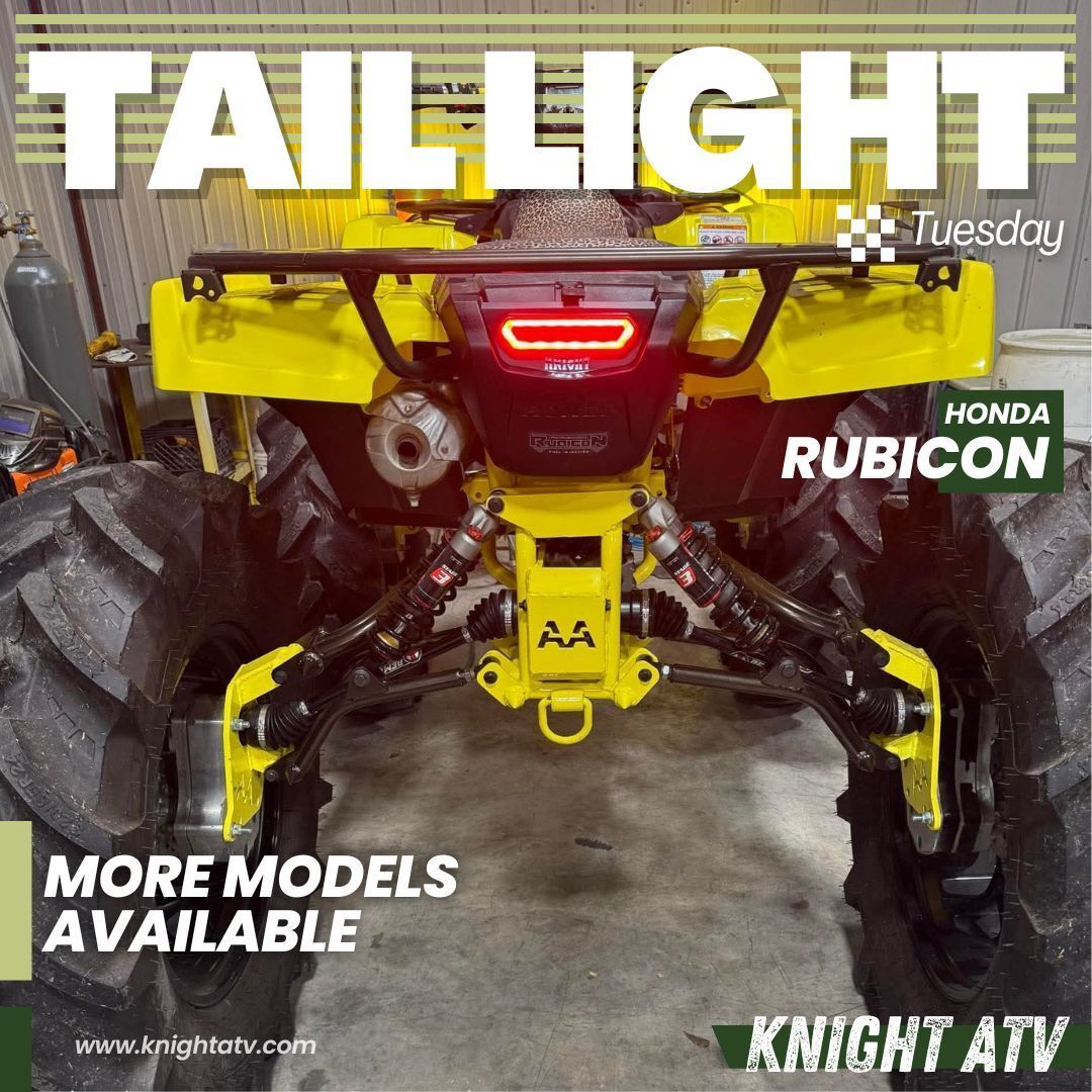 KnightATV's tweet image. Upgrade today. #knightatv #taillighttuesday #honda #rubicon