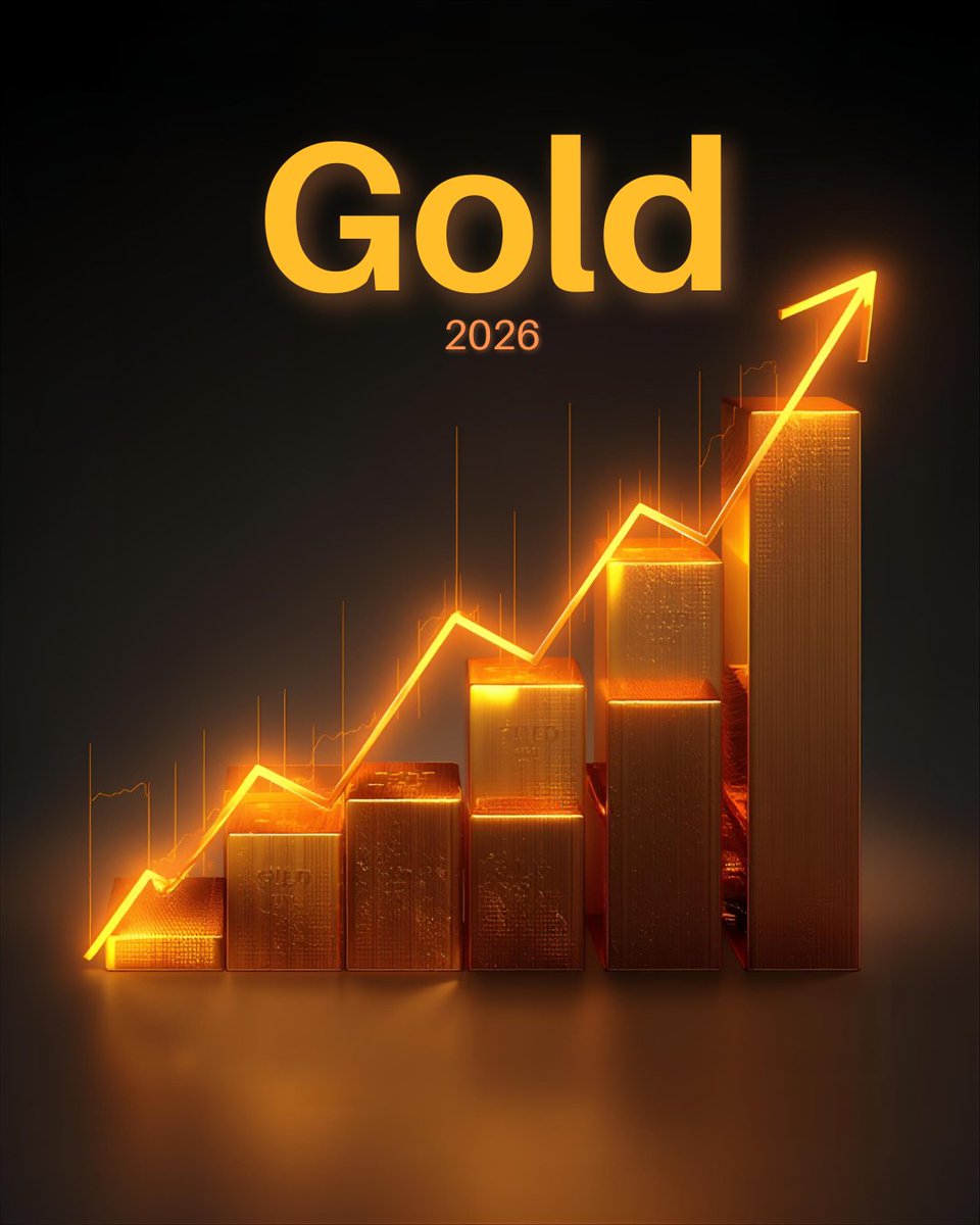 Goldman Sachs believes #gold will hit $4,900 by end of next year. J.P. Morgan calls for $5,000 by end of 2026.