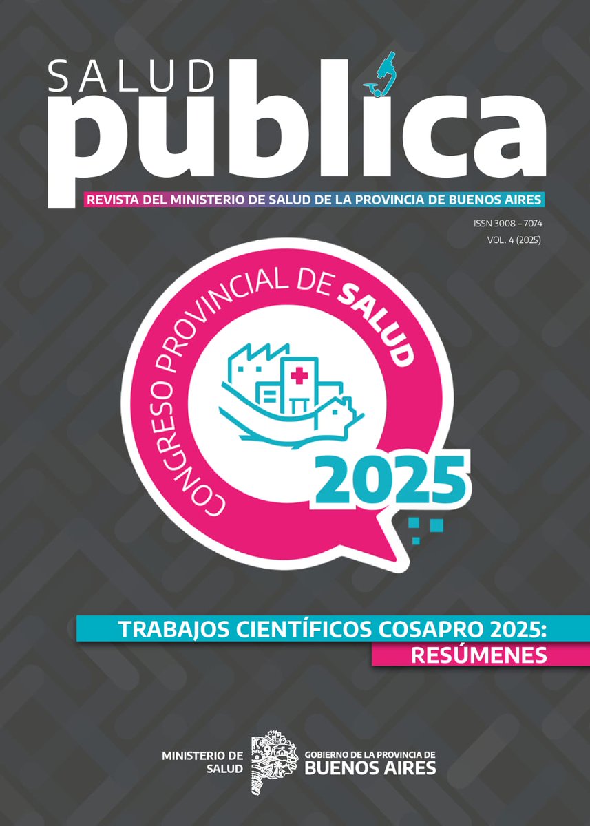 _COSAPRO's tweet image. ¡Por primera vez, los trabajos científicos del #CoSaPro fueron publicados!

📖 Los trabajos de la edición 2025 fueron compilados en un número especial de la revista Salud Publica de @SaludBAP.  Los encontrás acá: saludpublica.ms.gba.gov.ar/index.php/revi… 

¡Felicitaciones a las y los autores! 👏🏼
