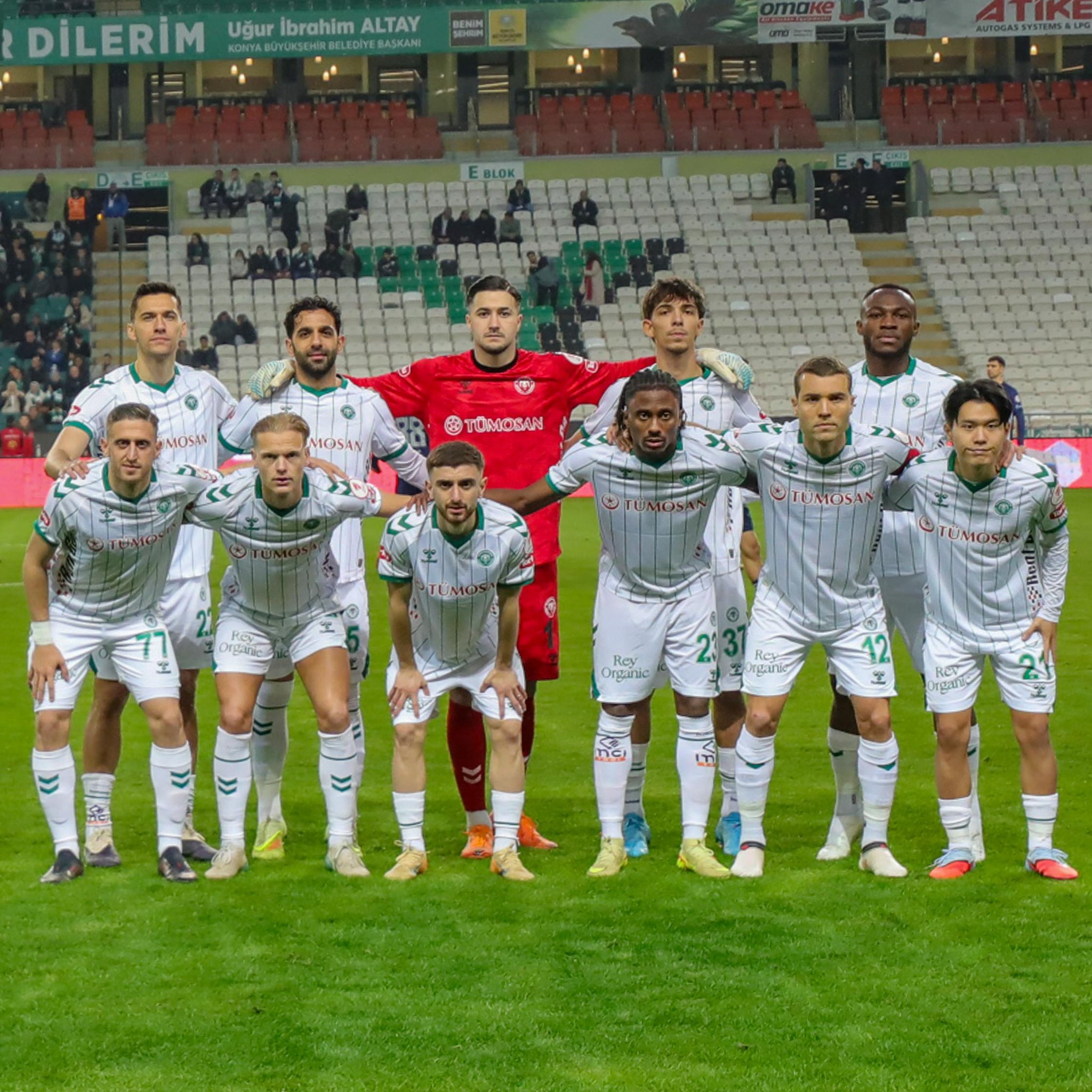 Konyaspor Antalyaspor'u mağlup etti: Ziraat Türkiye Kupası'nda bir gol bir kırmızı kart!