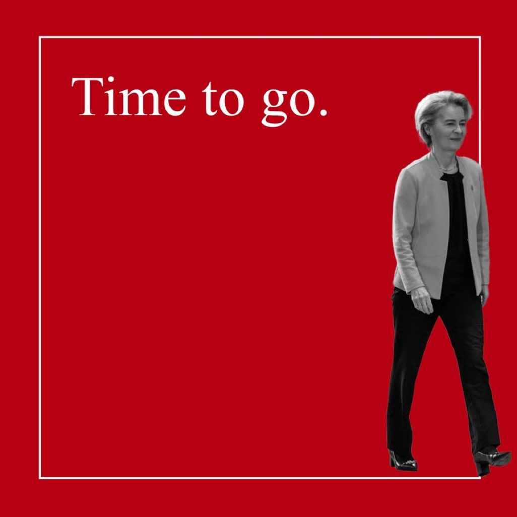 TheMakx's tweet photo. #TimeToGoUrsula 
Get your greasy hands out of Europe. You and your gang. GTFO! https://t.co/TW637o7Si6