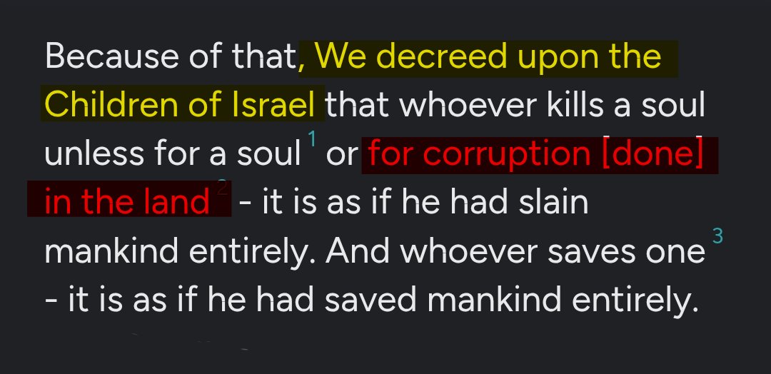 ApostateProphet's tweet image. Muslims love to quote only a part of this Quran verse.

This statement is actually taken from:

--- THE TALMUD! ---

The Quran falsely claims that Allah gave this command to the Jews, when in reality, Rabbis said this. The Quran also corrupts the message in the Talmud and says…