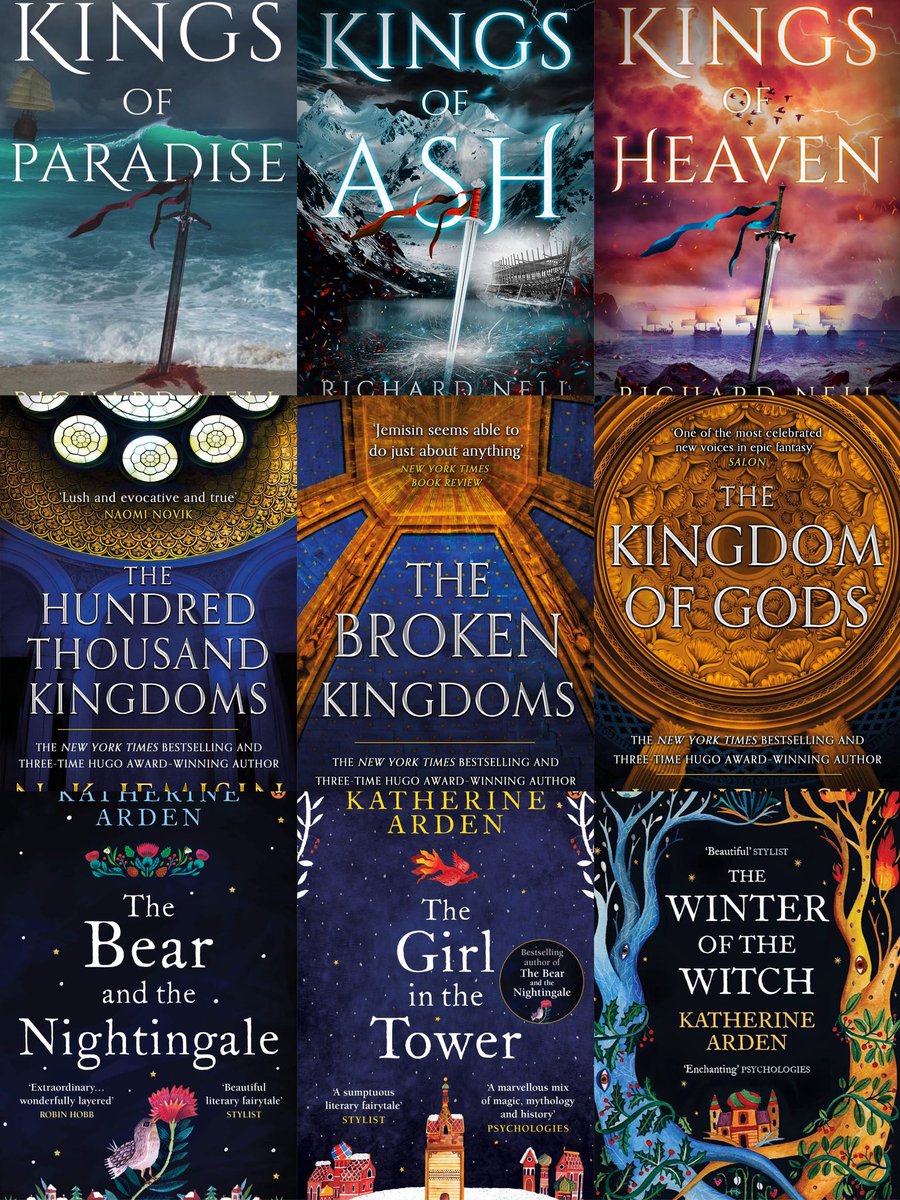 here are some completed fantasy trilogies that i’ve often seen on booktwt