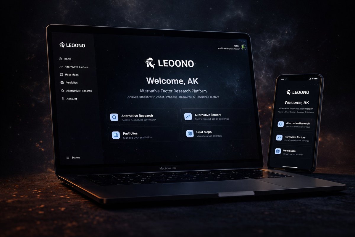 MASSIVE Leoono Update

🚨Leoono's B2B application will now also be available to retail traders, providing access to alternative factors and AI-driven portfolio analysis previously reserved for institutions.

Read More 👇