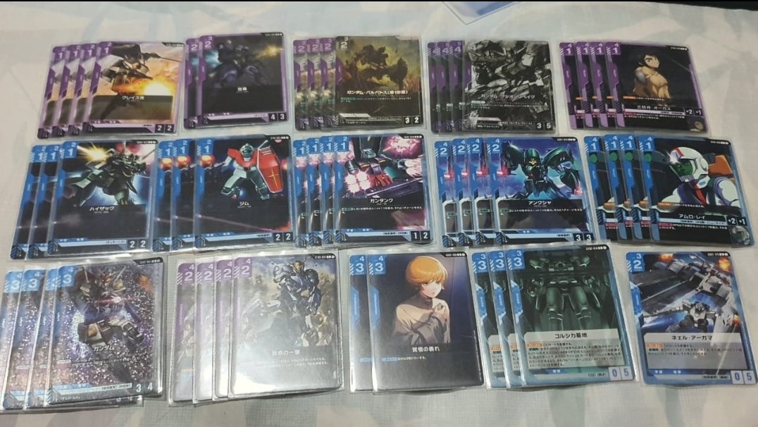 01Morie's tweet photo. Won store tournament 2025 season 2
With blue-purple deck

#GUNDAMCARDGAME
#ガンダムカードゲーム https://t.co/L4aGANCquK