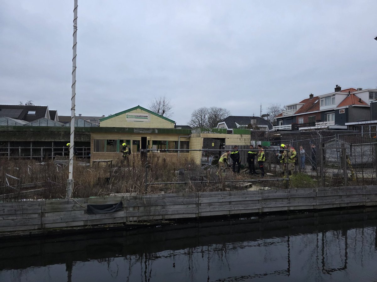 Jeugd veroorzaakt kleine brand in Gouda, snel geblust