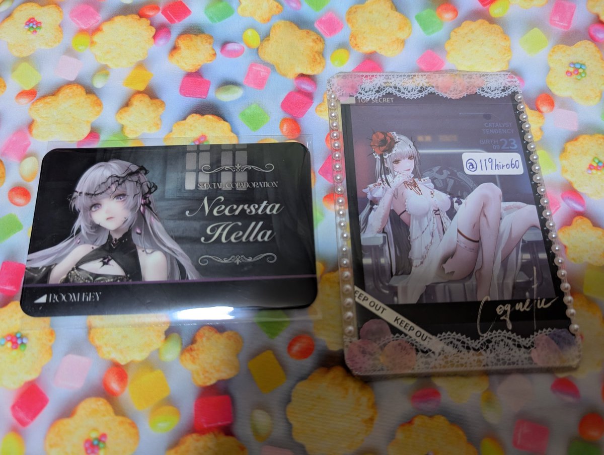 交換】無期迷途 カラオケの鉄人 ルームキー風カード 譲)幽冠ヘラ 求