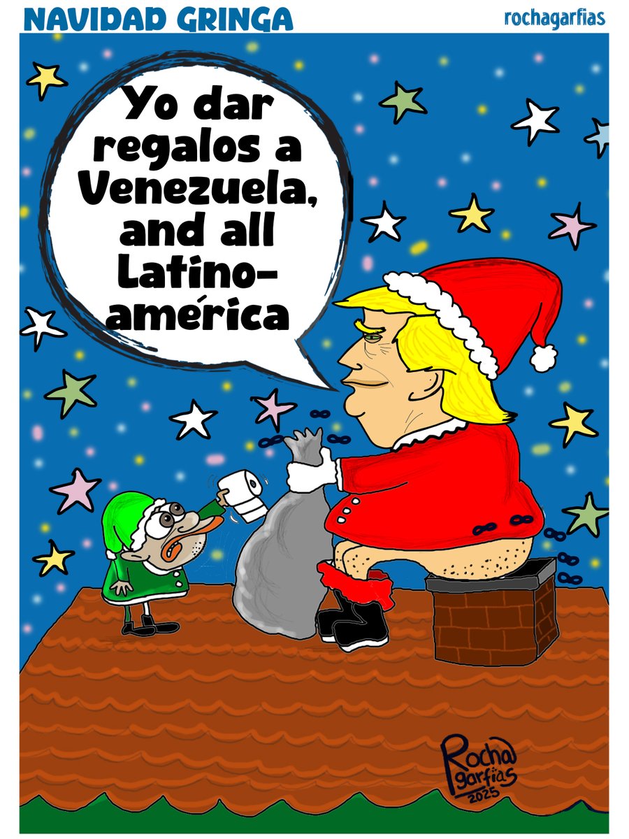 Navidad a la Gringa.
#navidad2025
#Trump
#rochagarfias