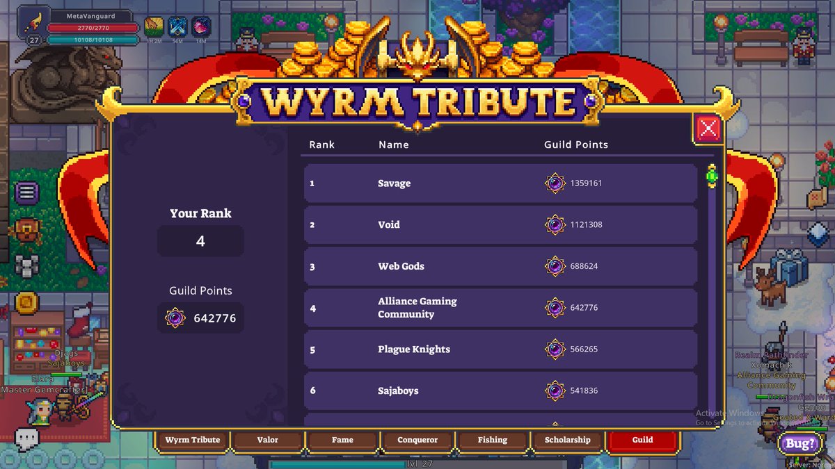 So glad that I still be able to climb up at top 95 Valor Leaderboards at <a href="/PlayCalamity/">Calamity</a> 

Also be at the top 4 Guilds!
Big shout out to all the members who grind with us until the end!

See you on next campaign &amp; lets dominate it again AGC!

<a href="/metavanguard01/">Meta Vanguard</a> <a href="/PaldoCryptoDAO/">PaldoCrypto DAO</a>