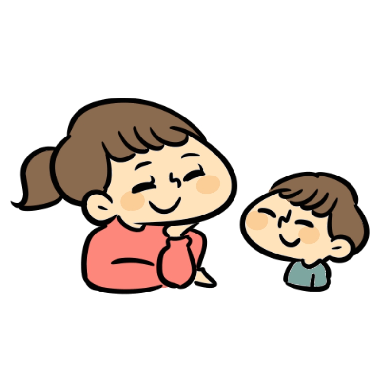 昔描いていた絵柄で素材を描きなおしています👦✨