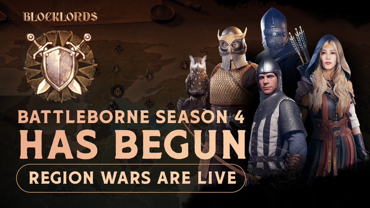 BLOCKLORDS's tweet image. ⚔️ Region Wars are LIVE 🔥

A brand-new Region vs Region event has begun.
Every move matters. Every choice counts.

🏰 Fight to attack or defend
🤝 Work together to strengthen your Region
🏆 Leaderboards reward both Regions and individual players

Prepare your position wisely -…