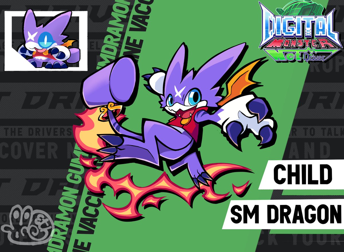 Gumdramon in Digital Monsters #NetDriver 's Style

#デジモン #Digimon #art #fypシ