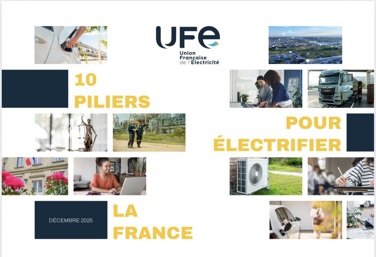 L’<a href="/ufelectricite/">Union Française de l'Électricité (UFE)</a> propose un plan d’électrification ambitieux :
✅ guichet unique pour aider les industriels
✅ leasing social pour les véhicules électriques
✅ Des pompes à chaleur + accessibles
✅ fiscalité allégée sur l’électricité
Avançons pour notre indépendance énergétique!