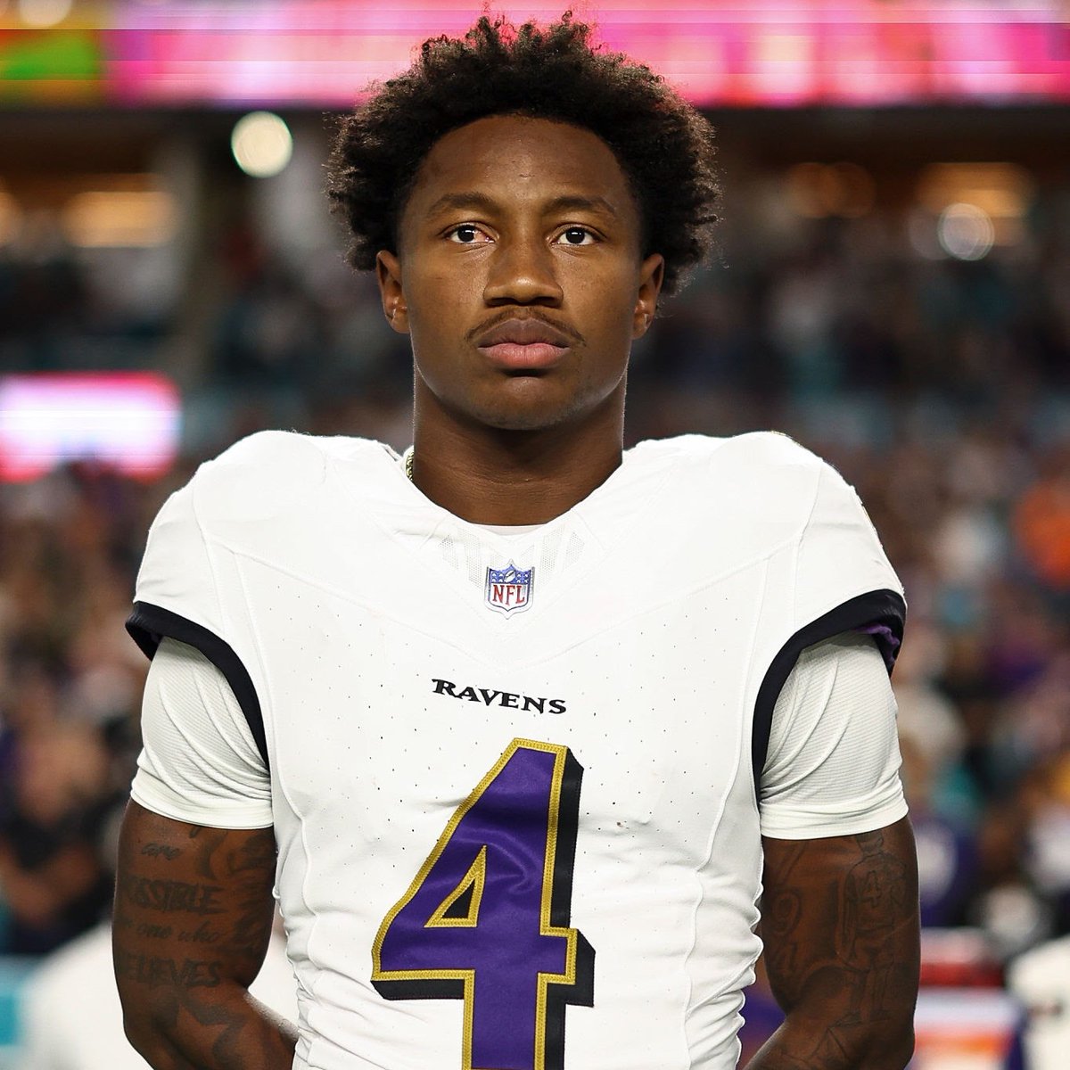 BetMGM's tweet image. Zay Flowers this season:

2 Touchdowns
3 Fumbles

Pro Bowler.