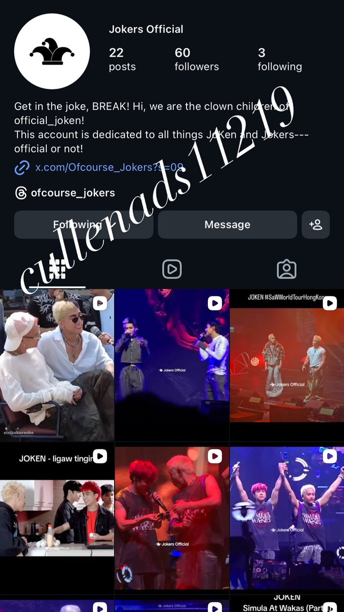 cullenads11219's tweet photo. syimpri tag natin ang ka-joken joken ko all the time mweheheheh labyu ateko @sishawniKEN
joken at chismis source (👀) ko yern si mima 🤭
#JOKEN_12DaysOfExmas
#JOKEN_EXMAS
#JOKEN #jokentwt
@JoshCullen_s @felipsuperior https://t.co/V9zSjpSUFi