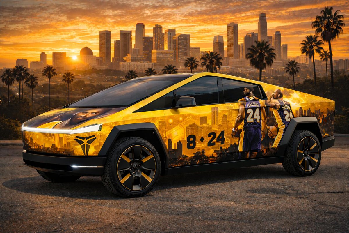 US_WW_US's tweet photo. ✨Let's pay tribute to a legend together🔥 Next month, on the 26th, will mark the sixth anniversary of that man's passing. He wasn't just a basketball star; he was a symbol of Los Angeles, a generation's faith and youth. #WindowScreen #Tesla https://t.co/G2rjDw19A0