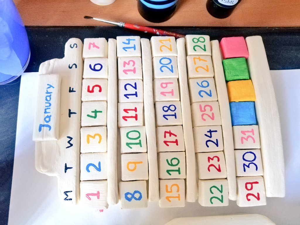 Finishing a Christmas present 🤭🎄✨

What do you think? 

#myart #clay #calendar