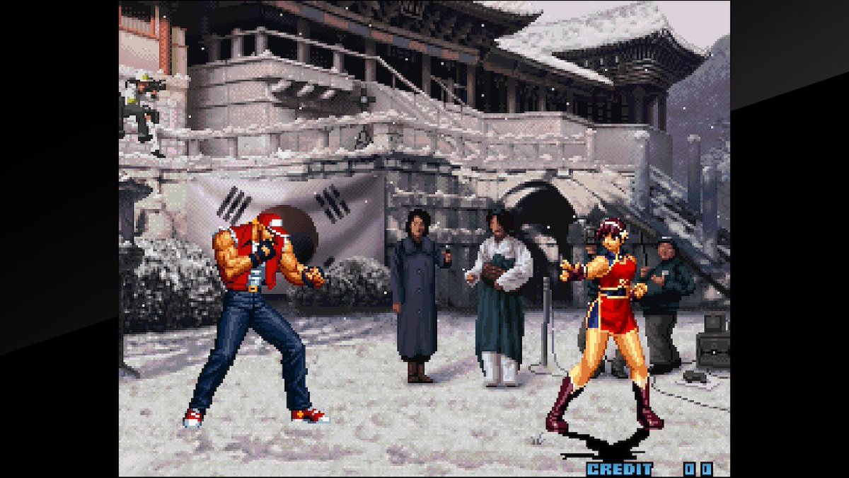 masato_furuya's tweet image. たぶん毎年続編が出ているから、マンネリ化を変えようとした時期なんだろうなぁと感じますね。 #KOF2001 #アケアカNEOGEO