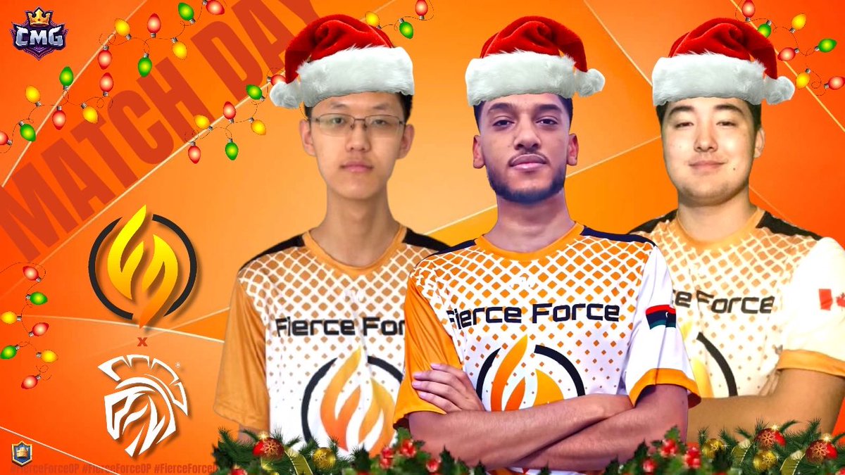 HO HO HOOOO <a href="/CMG_EsportsCR/">CMG E-Sport</a> ROUND 2 MATCH IS HERE AND ODYSSEY ARE BACK FOR SECONDS AND WE’RE GONNA GIVE THEM A STOCKING FULL OF COAL FOR BEING NAUGHTY 🥱 4PM EST TODAY 👀 LETS GO FIERCE FORCE AND HAPPY HOLIDAYS ❤️