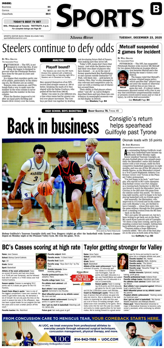 Altoona Mirror tweet media