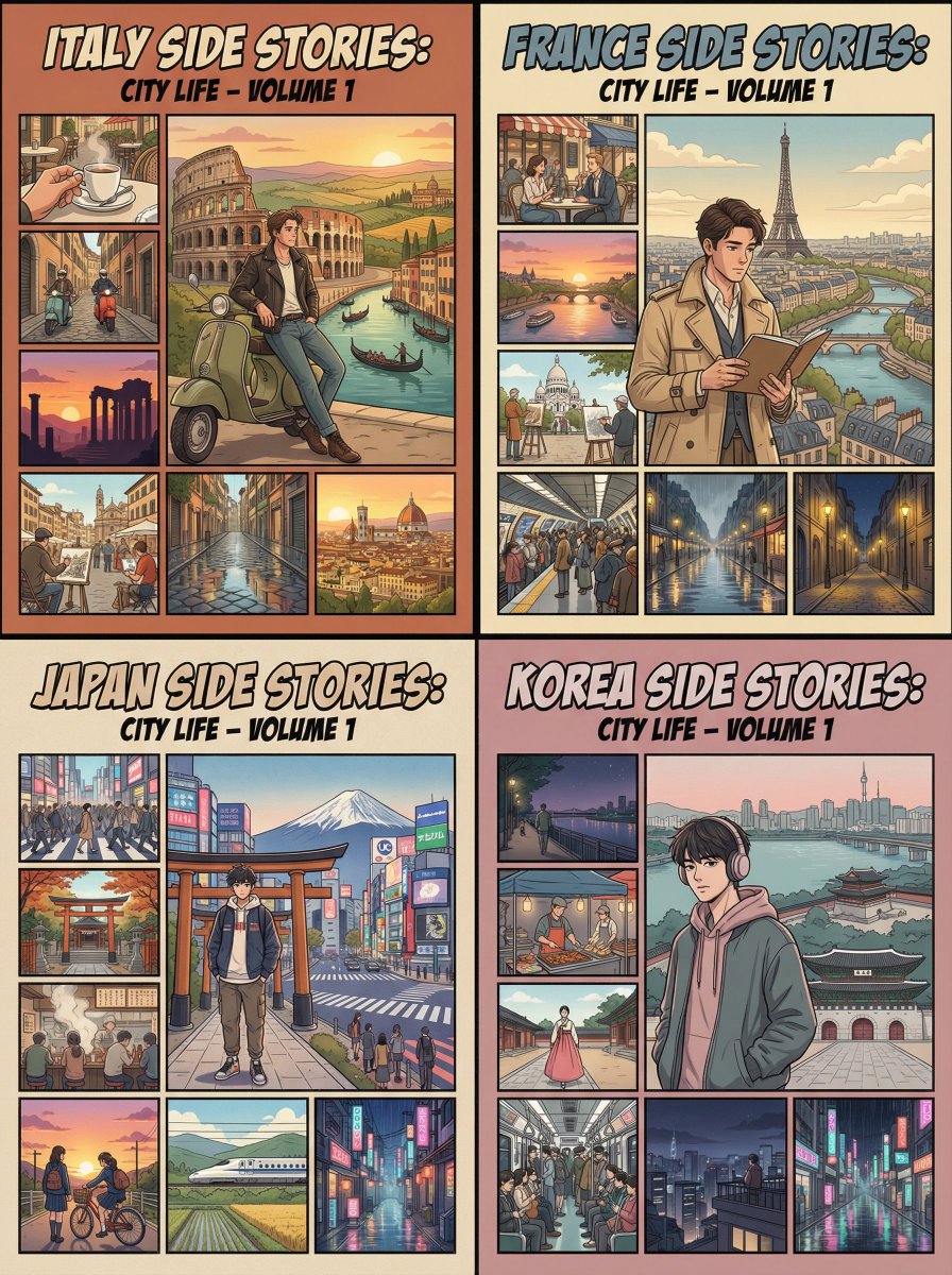 Lovart prompt result: How Gemini 3.0 Nano Banana Pro Revived My Cityscape Posters