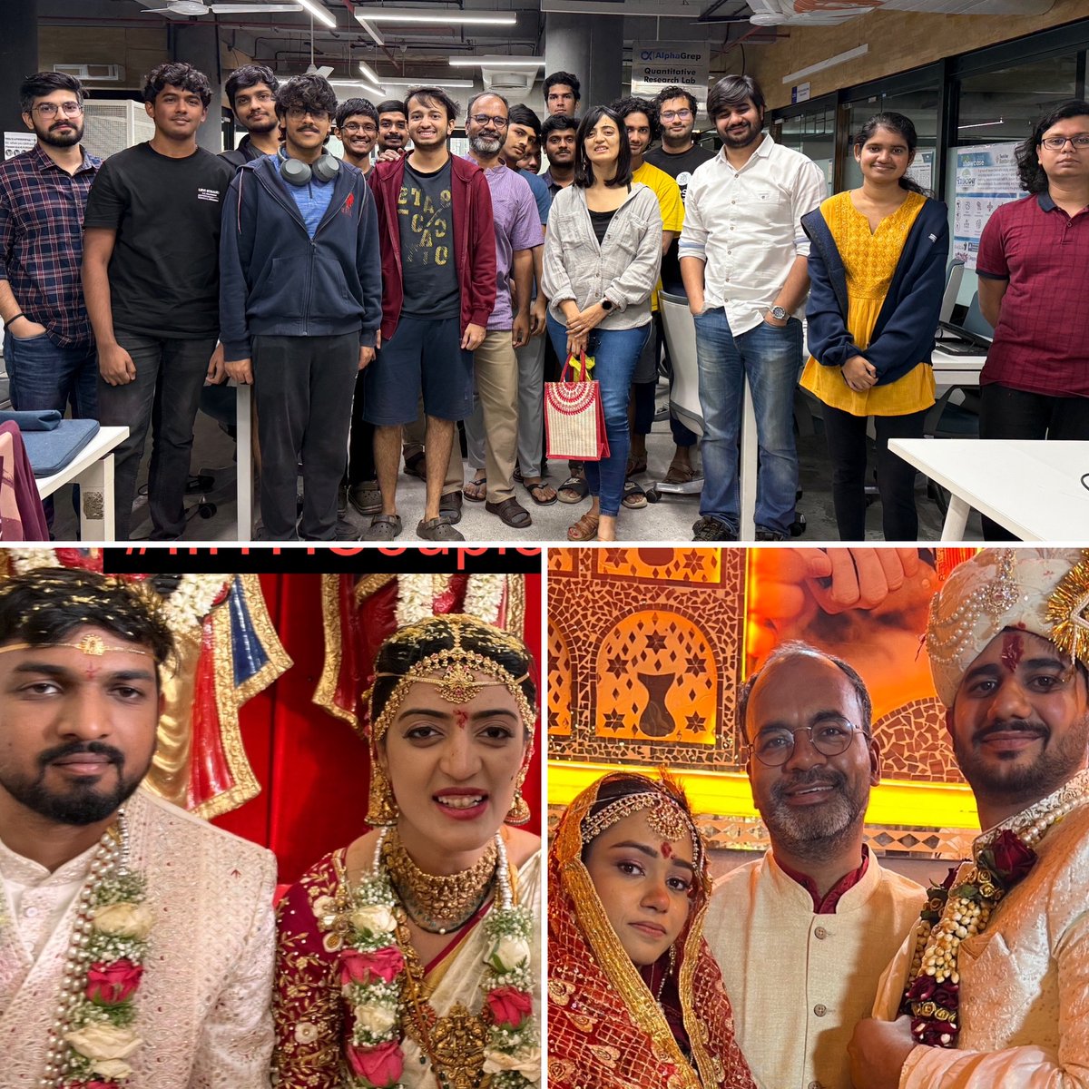 ponguru's tweet image. Thanks Soumya 🎓 #BTech @iiit_hyderabad  #Classof2019, now at Bloomberg, London 🇬🇧 and @Hitkul_ 🎓 #PhD @IIITDelhi #Classof2024, now at Flipkart. Always energizing to see alumni from different programs and graduating cohorts come back to campus and spend time. 🌱🏫

#ProfGiri 🚀