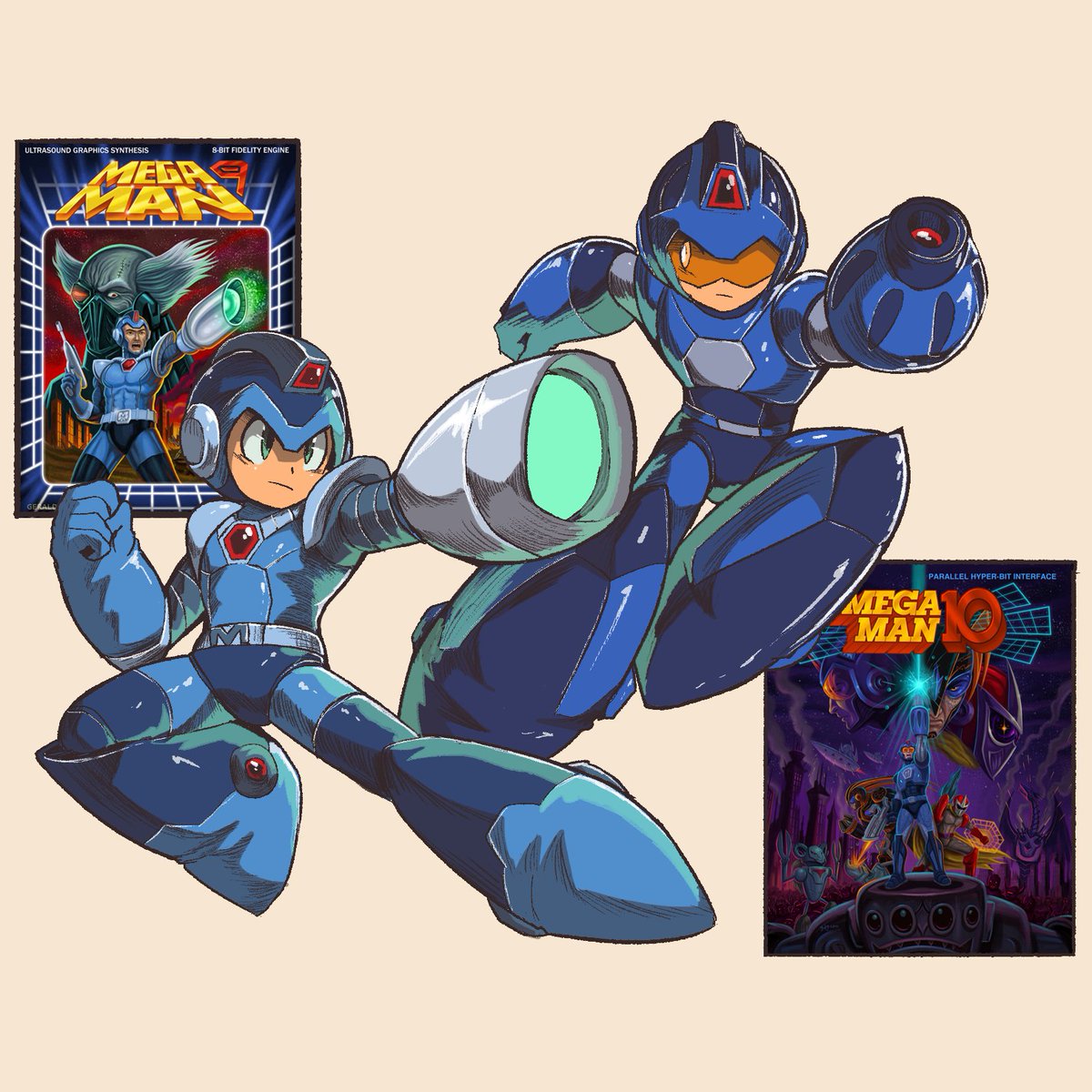souldroids's tweet image. box art megaman