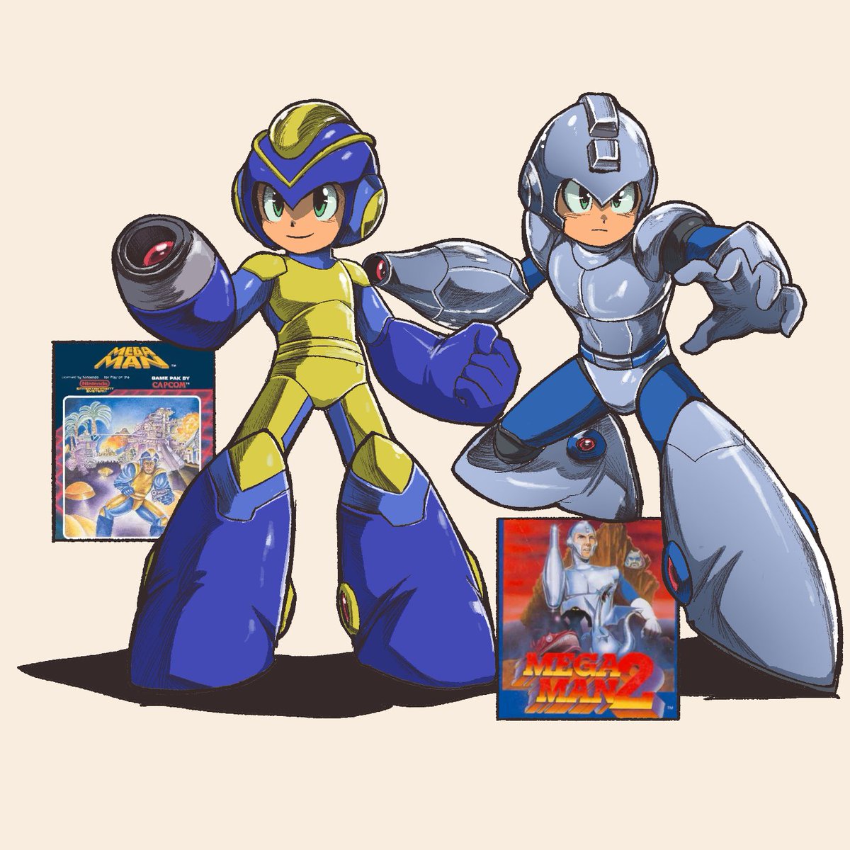 souldroids's tweet image. box art megaman