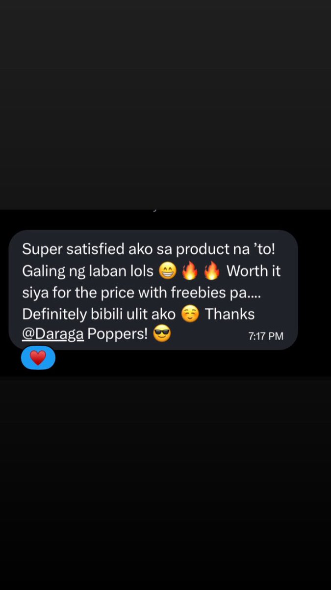 Customer’s feedback

📍Daraga, Albay