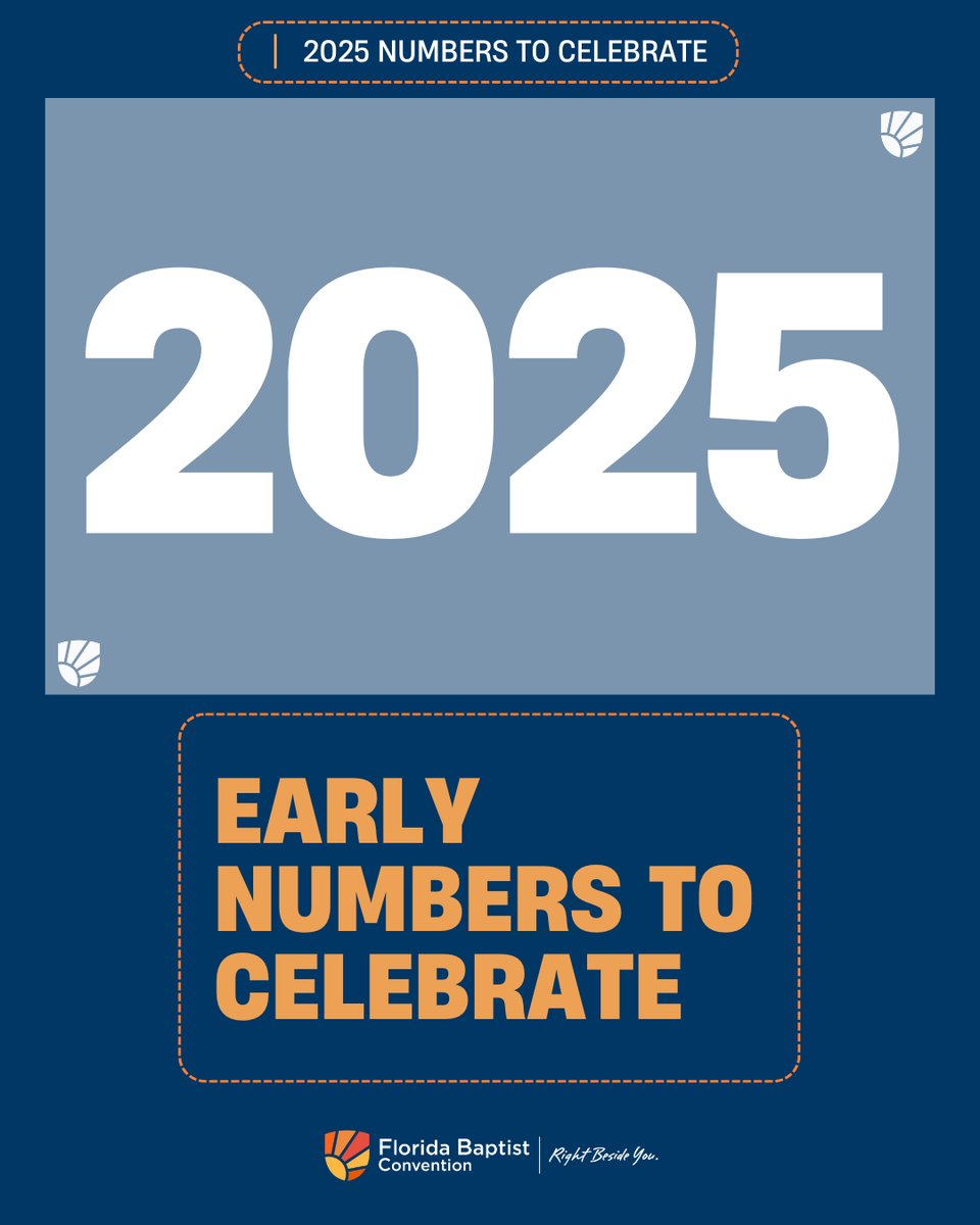 As we close the door on 2025, we’re celebrating with grateful hearts all that God has done together through Florida Baptists 🙌
Here’s an early look at some of the impact this year...🧵