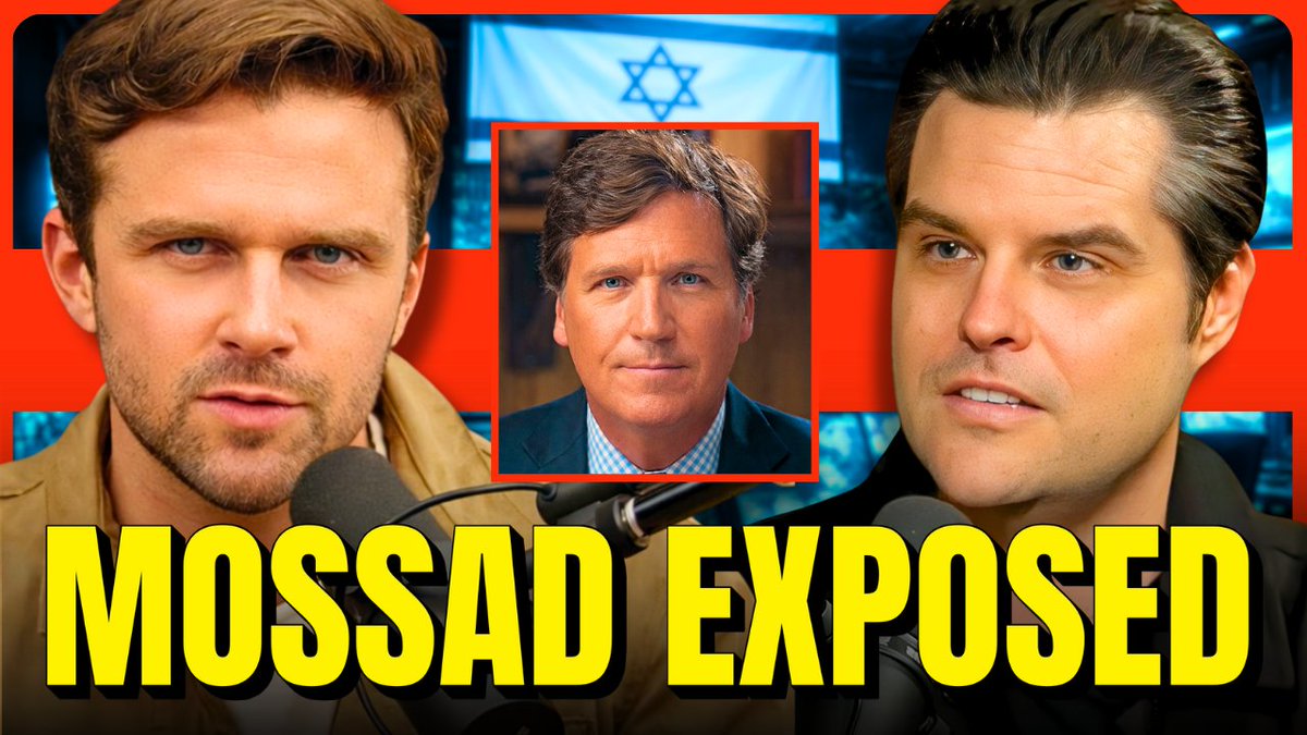 jacksonhinklle's tweet image. 🚨🇺🇸🇮🇱 LIVE AT 1PM ET: MATT GAETZ EXPOSES MOSSAD BLACKMAIL SCANDAL ON TUCKER CARLSON

TUNE IN: youtube.com/live/bME8jLdVL…