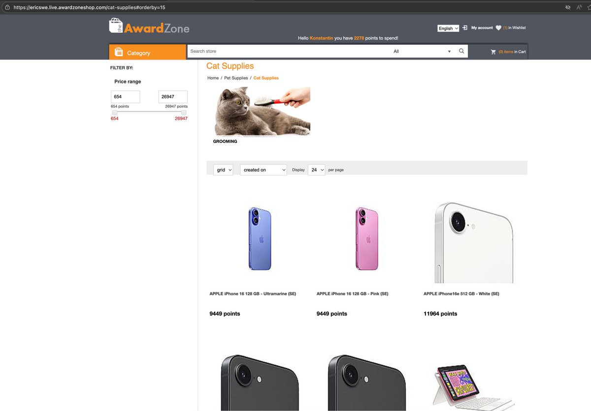 zykons's tweet image. 2025 подходит к концу. 
На скриншоте уёбище, которое является магазином от системы внутреннего поощрения сотрудников Ericsson. Этому убожеству скоро год. 

Я сегодня накатал жалобу на официальный портал противодействия коррупции Ericsson по этому поводу. Посмотрим что будет