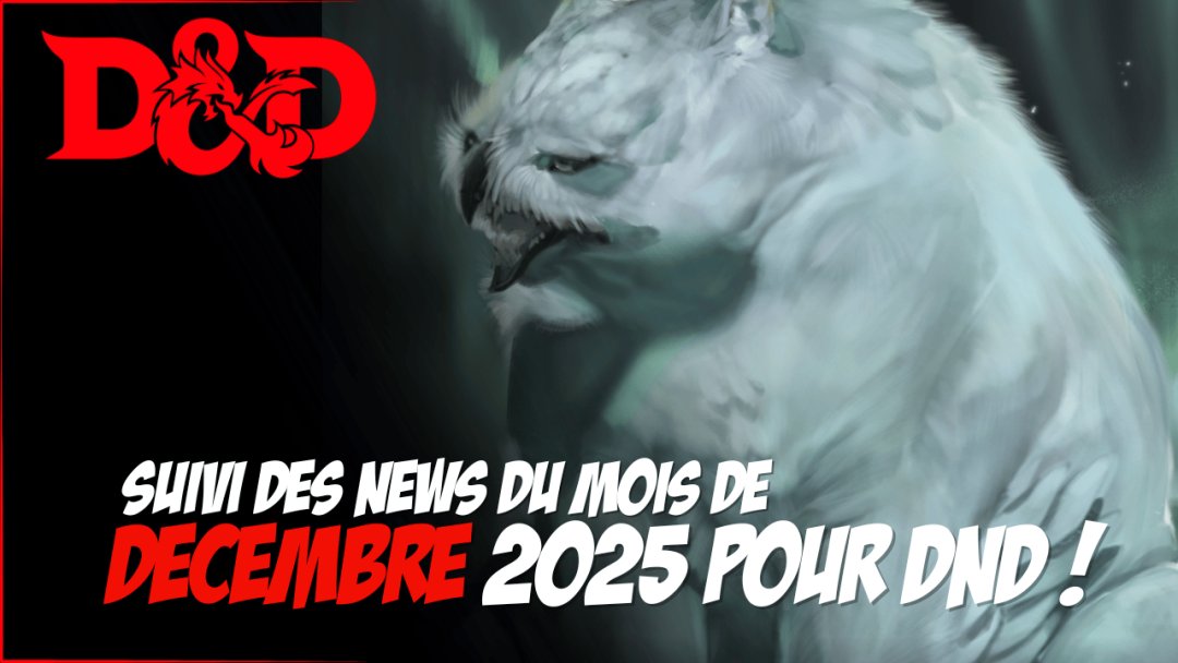 Et coucou 👋,
Aujourd'hui, je vous propose que l'on discute des dernières annonces pour Donjons &amp; Dragons (ou DnD voir D&amp;D) 2024 ainsi que DnD Beyond mais aussi de "Warlock", le nouveau jeu-vidéo !
youtu.be/y_7BLrw-gyA

#rpg #jdr #dnd #5e #warlock #dndbeyond #maps