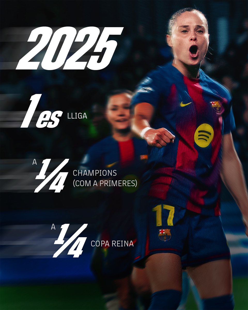 FCBfemeni's tweet image. Tanquem el 2025 📈