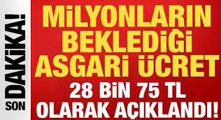 #asgariücret   BEKLENDİĞİ GİBİ 28.075 TL OLARAK AÇIKLANDI...
2025 GİBİ 2026 DA ZOR GEÇECEK...
'BÜYÜYEN EKONOMİ' NİN NİMETLERİNDEN FAYDALANAMAYAN ÇALIŞANLAR.
UMDUKLARINI DEĞİL ,
VERİLENLE YETİNEREK ŞÜKRETMEYE DEVAM EDECEK.