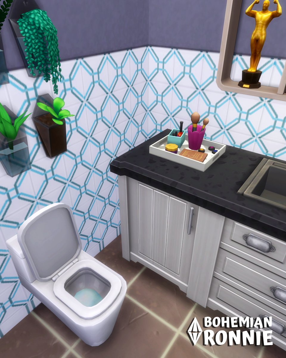 Wanna practise an acceptance speech? You can do so in this build's bathroom 🏆

🏡Name: Actress's Micro Apartment
🪴 EA ID: bohemian_ronnie
🖥️ Watch the Speed Build: youtu.be/ZS1rTfTW30A

#TheSims #TheSims4 #ShowUsYourBuilds