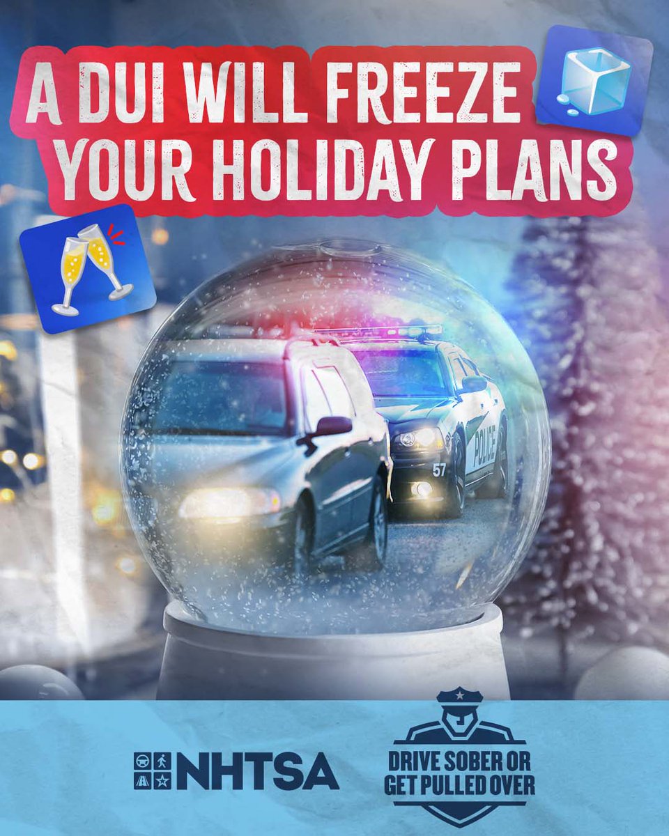 CASTMOBILIZER's tweet photo. The holidays are full of surprises, but getting a DUI shouldn’t be one of them. Drive Sober or Get Pulled Over. 📷 📷
#DriveSoberOrGetPulledOver #DriveHighGetADUI #FeelDifferentDriveDifferent https://t.co/l4c7n6Qy3n