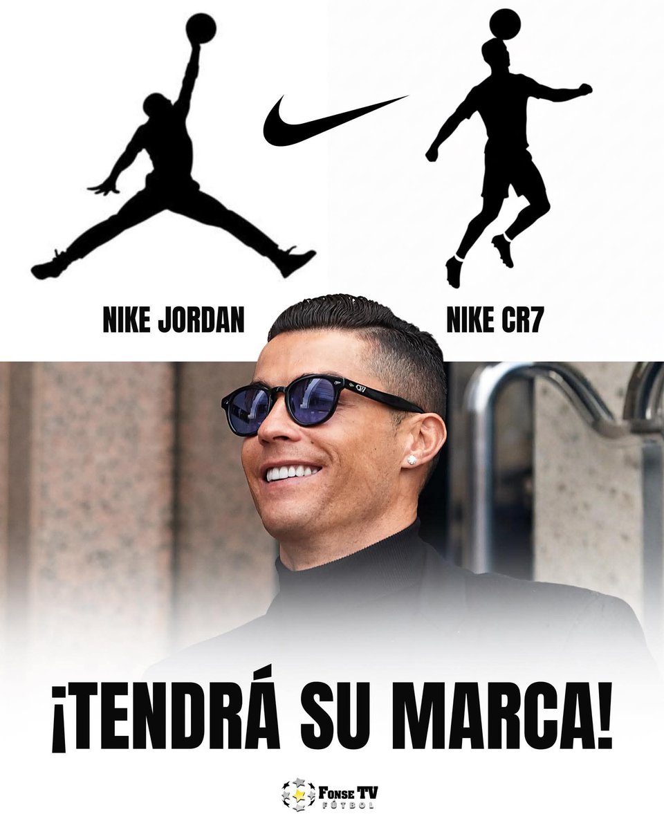 DiegoRoyet29's tweet photo. 🚨¡LA MARCA DEL GOAT!

Nike quiere fortalecer su alianza con Cristiano Ronaldo para replicar el éxito de la franquicia “JORDAN” nacida en 1984, creando la línea Air Jordan, un fenómeno cultural y una de las colaboraciones más exitosas en el marketing deportivo de todos los tiempos.

❗️En el 2026, la marca americana busca consolidar su relación con Cristiano Ronaldo, mediante un nuevo acuerdo comercial que sentará precedentes en el mundo de las marcas deportivas. Al ser considerado el mejor jugador y atleta de todos los tiempos, Nike quiere crear una linea de productos deportivos tan épicos que superen incluso a las de Michael Jordan.

¡EL BICHO HARÁ OTRA VEZ HISTORIA!👑🐐

#cr7 #nike