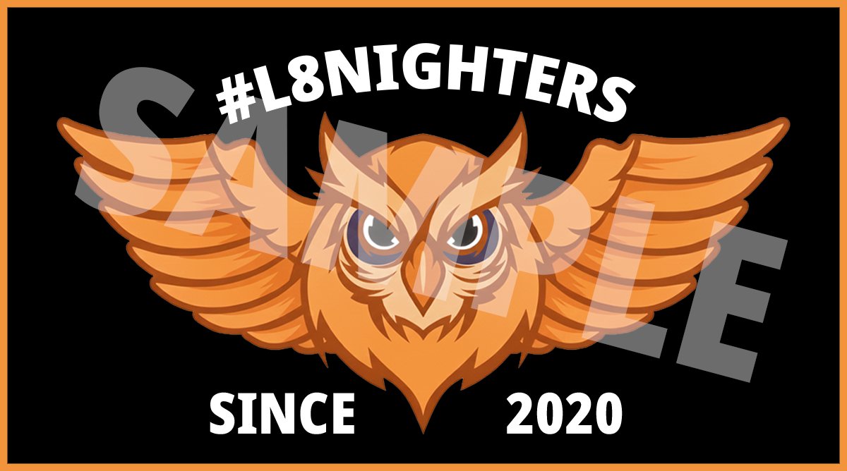 Arms Patch สำหรับ #L8nighters เวอร์ชันเต็มมาแล้วววว
ตัวนี้่เวอร์ชันไฟนอลแล้ว ใช้ AI แค่ตอนลงสีนกฮูก ที่เหลือทำเองหมดเลย

<a href="/HokuPLG/">HOKU🦉 @PLG 『ℙ𝕆𝕃𝔸ℝ1𝕊𝕊』</a> แท็กให้เจ้าของด้อมดูครัช