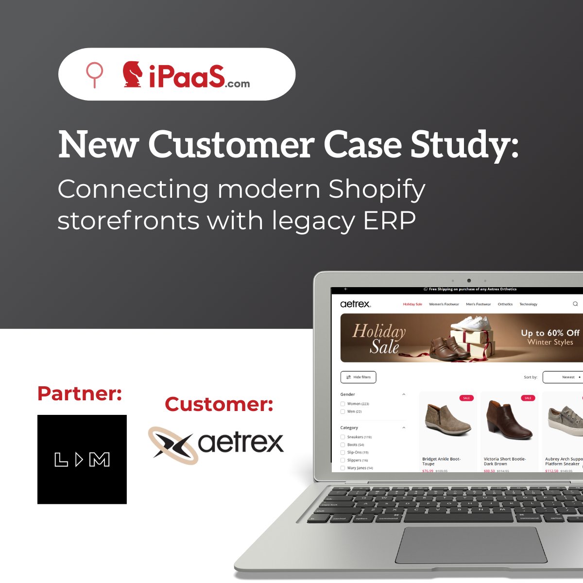 New case study! 📊
See how Aetrex connected Shopify + legacy ERP with iPaaS.com — delivering real-time order flows and better commerce control. 👉 ipaas.com/case-studies/a…
#iPaaS #Ecommerce #ERP
