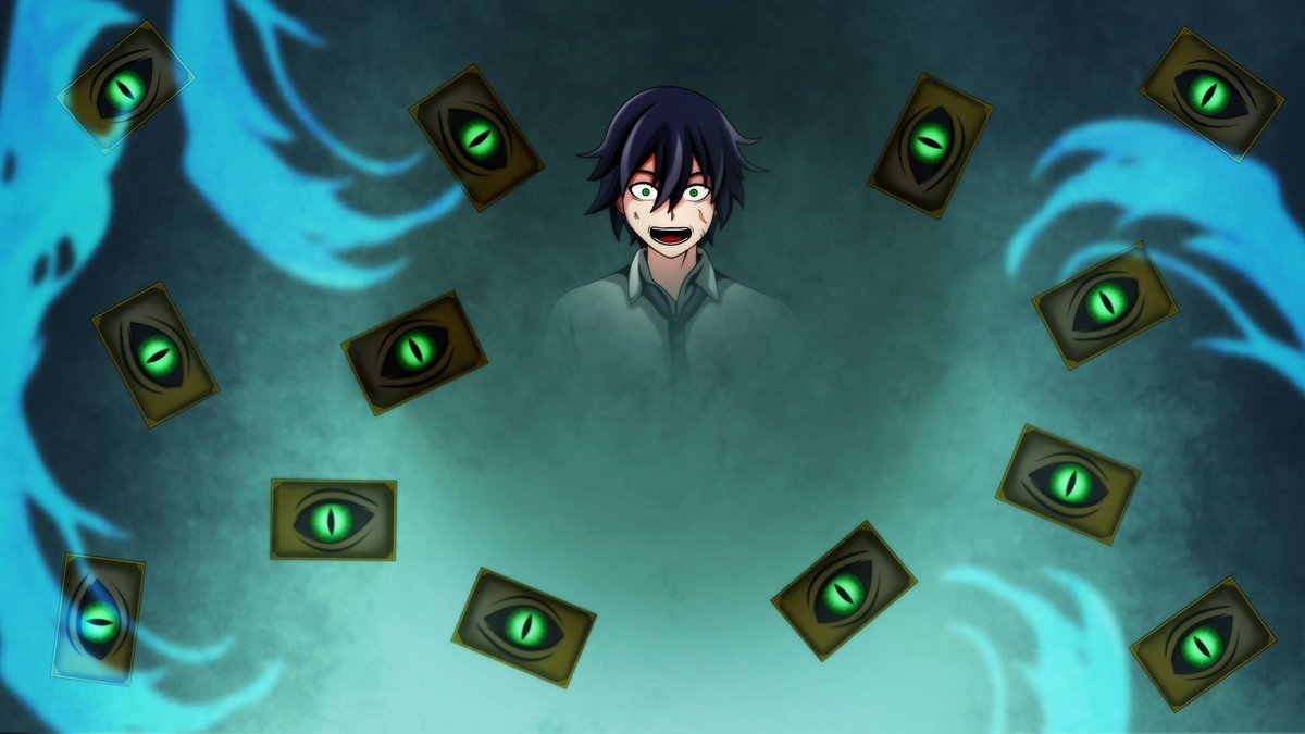 InkwisB's tweet photo. ALL EYES ON YOU. 👁️🃏

Dive into a world of paranoia and supernatural stakes. When every card you draw is watching your every move.

Full high-res scene and more dark concepts on ArtStation! 
https://t.co/Dl8wyQCShy

#DarkArt #Paranoia #VisualNovel #CharacterDesign #Supernatural https://t.co/yxJttVEpzy