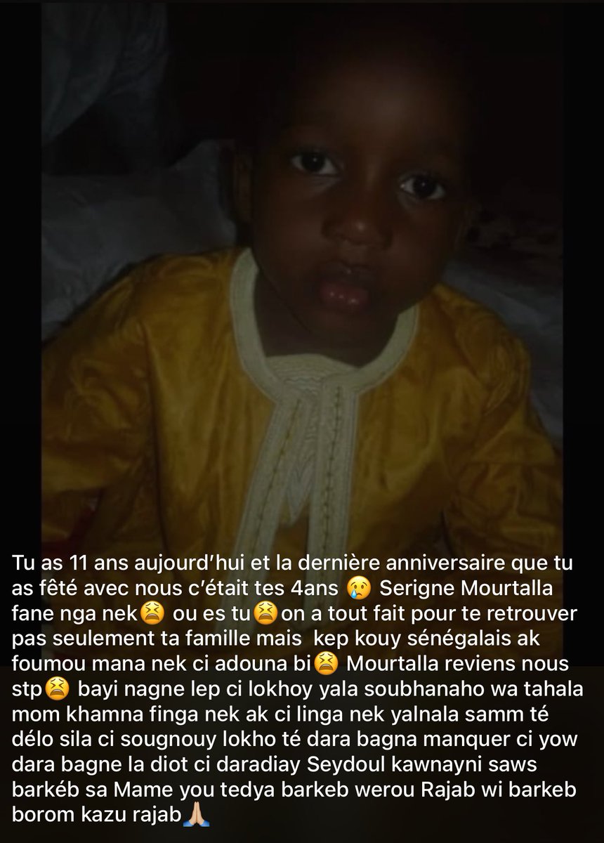 Bint_el_bara's tweet photo. Vraiment je perds les mots 
Sunu dom ji yalnannu ko yalla delosil 
Rt please🙏🏼 
Warnagn no dimbali vraiment mou fégne https://t.co/waqVk2Ak8C