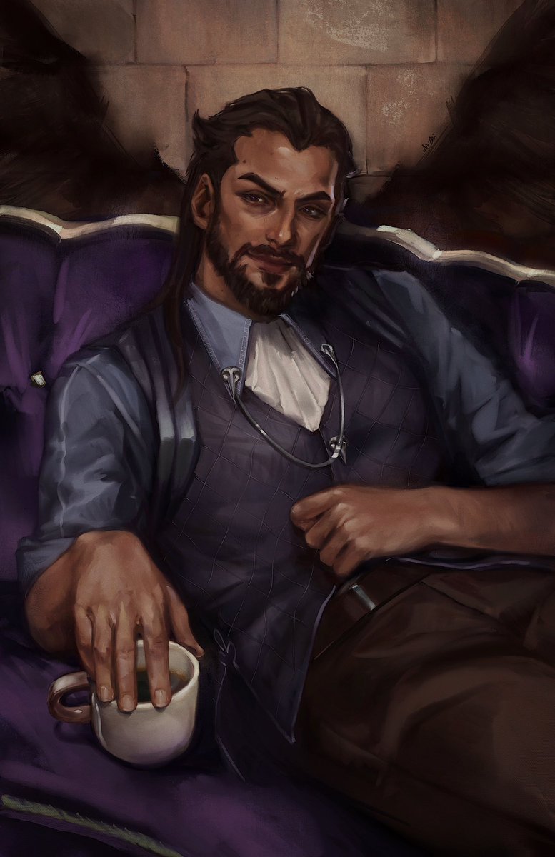 Lucanis Dellamorte the man that you are 😭 #dragonage