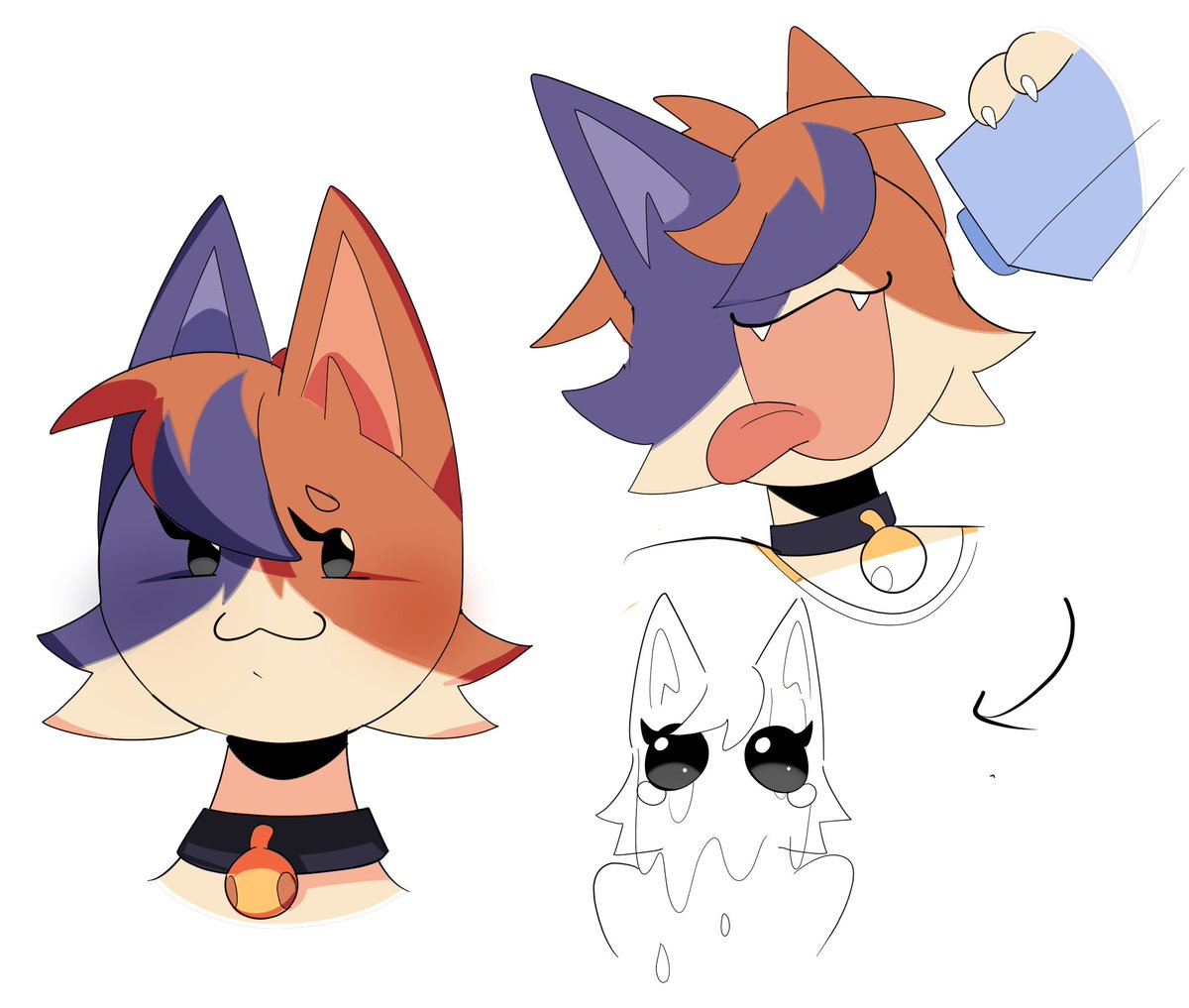 dum cate meowdy doodles