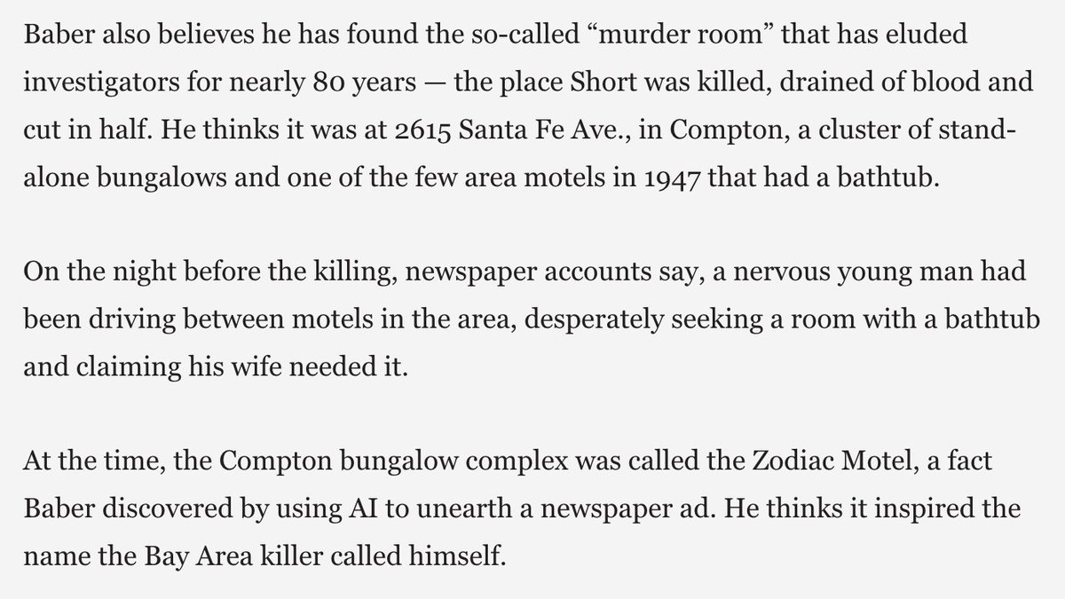 capybaroness's tweet photo. black dahlia killer and zodiac killer are the same guy https://t.co/nmlPGrmimo https://t.co/uXwnXi0Wzo