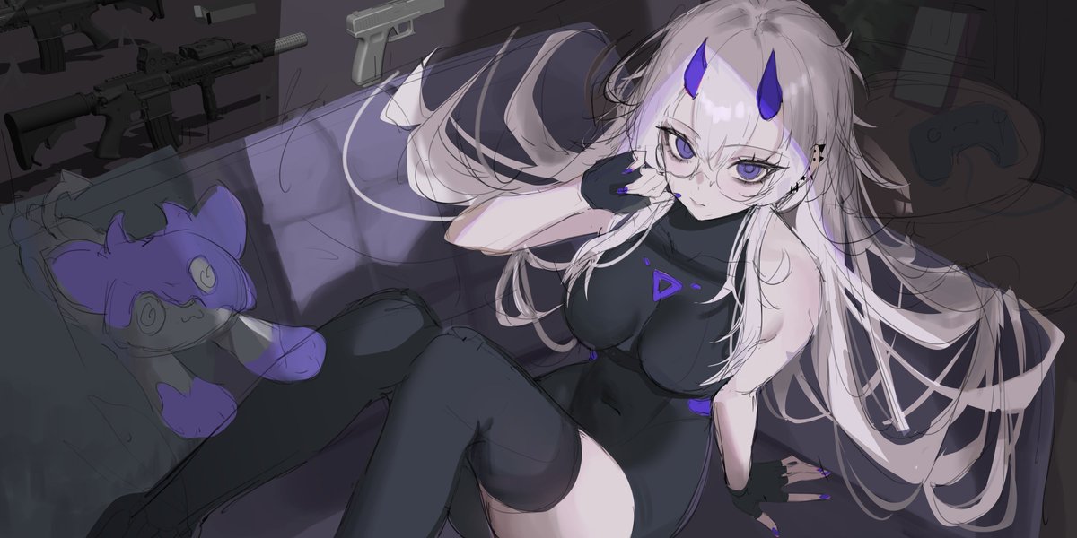 Rosebell_ART's tweet image. tired girls are hot ✨
Drawing on 🟣🟣🟣 right now now!!