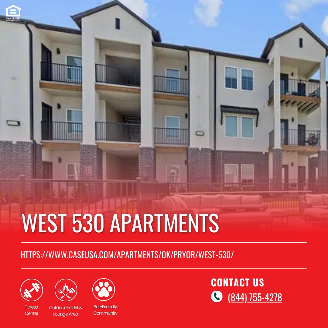 CaseAssociateOK's tweet image. Designed for gatherings and everyday living, West 530 in Pryor, OK blends style and functionality 🛋️🐾

Open layouts and elegant finishes create room to entertain friends and family, while the on-site dog park adds convenience for pet owners. It’s a community built to...
