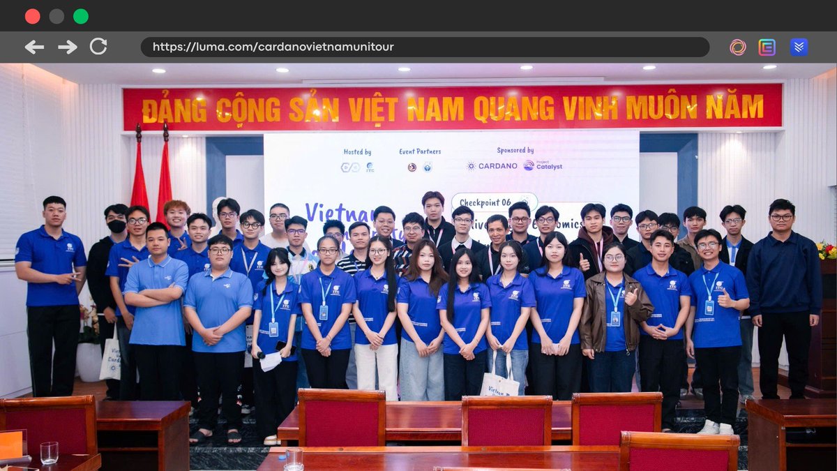 bps_club's tweet photo. [RECAP] VIETNAM UNIVERSITY CARDANO WORKSHOP & ONBOARDING #06 - UNETI
🎉Workshop #06 in the Vietnam University Cardano Workshop & Onboarding Series was a great success at the University of Economics and Industrial Engineering, providing students with valuable knowledge and a practical perspective on Blockchain technology, the technology trend of the future.

The event was jointly organized by the Information Technology Club (ITC) and the Blockchain Club (BPSC) of UTC, with the support of Cardano and Project Catalyst.

💬This workshop gave students an overview of:
🌐 The Cardano ecosystem: From its foundational structure to groundbreaking projects under development.
💡 The potential of Cardano: Practical applications and the future role of Web3.
🗺️ Strategic Vision: Cardano's long-term development strategy and next steps.
🔥 The lively atmosphere, interesting questions, in-depth discussions, and engaging minigames transformed Conference Room HA8 at the University of Economics and Industrial Engineering into an energetic playground of knowledge and creativity.